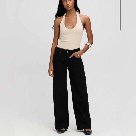 Etica Denim - NWT 258.00 Aaliyah Low Rise Baggy - BlackON SITE FULL PRICE